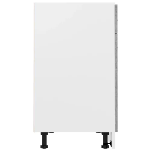  “Lyon” szürke sonoma színű szerelt fa fiókos szekrény