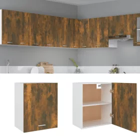    “Lyon” füstös tölgy színű szerelt fa függőszekrény