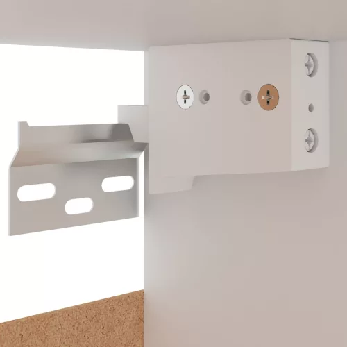  “Lyon” füstös tölgy színű szerelt fa függőszekrény