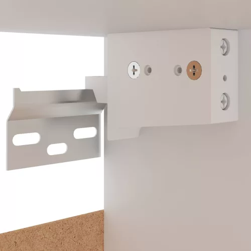  “Lyon” füstös tölgy színű szerelt fa függőszekrény 60x31x40 cm