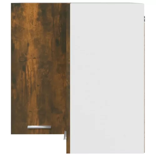  “Lyon” füstös tölgy színű szerelt fa függő sarokszekrény