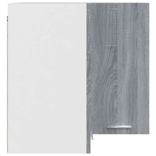  “Lyon” szürke sonoma színű szerelt fa függő sarokszekrény