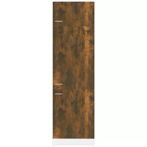  “Lyon” füstös tölgy színű szerelt fa hűtőtároló szekrény