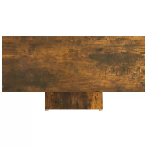  füstös tölgy színű szerelt fa dohányzóasztal 85 x 55 x 31 cm