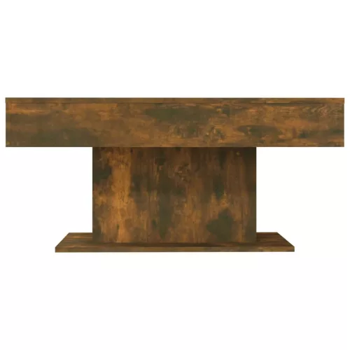  füstös tölgy színű szerelt fa dohányzóasztal 96 x 50 x 45 cm