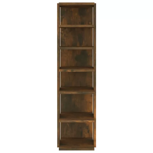  füstös tölgy színű szerelt fa cipőtartó 27,5 x 27 x 102 cm