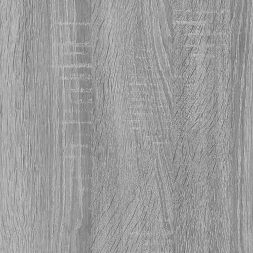  szürke sonoma színű szerelt fa könyvszekrény 86 x 25,5 x 140 cm