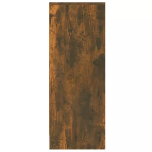  füstös tölgy színű szerelt fa cipősszekrény 60 x 35 x 92 cm