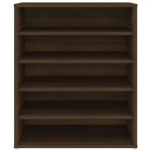  barna tölgyszínű szerelt fa cipősszekrény 60 x 35 x 70 cm