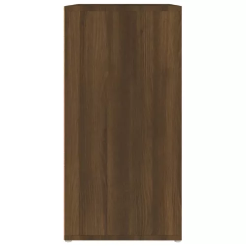  barna tölgyszínű szerelt fa cipősszekrény 60 x 35 x 70 cm