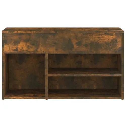  füstös tölgy színű cipőtároló pad 80 x 30 x 45 cm