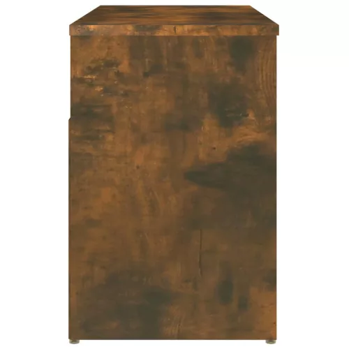  füstös tölgy színű cipőtároló pad 80 x 30 x 45 cm