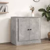  betonszürke szerelt fa tálalószekrény 70x35,5x67,5 cm