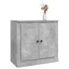  betonszürke szerelt fa tálalószekrény 70x35,5x67,5 cm