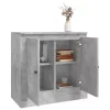  betonszürke szerelt fa tálalószekrény 70x35,5x67,5 cm