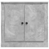  betonszürke szerelt fa tálalószekrény 70x35,5x67,5 cm