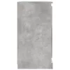  betonszürke szerelt fa tálalószekrény 70x35,5x67,5 cm