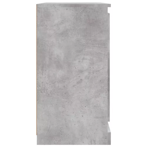  betonszürke szerelt fa tálalószekrény 70x35,5x67,5 cm