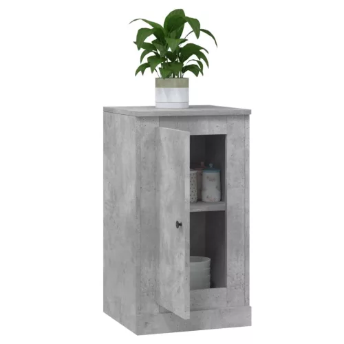  betonszürke szerelt fa tálalószekrény 37,5x35,5x67,5 cm