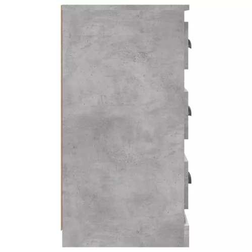  betonszürke szerelt fa tálalószekrény 70x35,5x67,5 cm