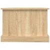  sonoma tölgy színű szerelt fa dohányzóasztal 90x50x35 cm