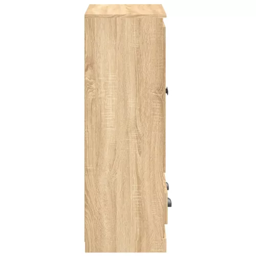  sonoma tölgy szerelt fa magasszekrény 60x35,5x103,5 cm