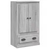  szürke sonoma szerelt fa magasszekrény 60x35,5x103,5 cm