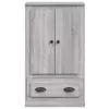  szürke sonoma szerelt fa magasszekrény 60x35,5x103,5 cm