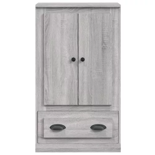  szürke sonoma szerelt fa magasszekrény 60x35,5x103,5 cm
