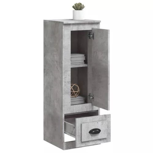  betonszürke szerelt fa magasszekrény 36x35,5x103,5 cm