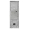  betonszürke szerelt fa magasszekrény 36x35,5x103,5 cm