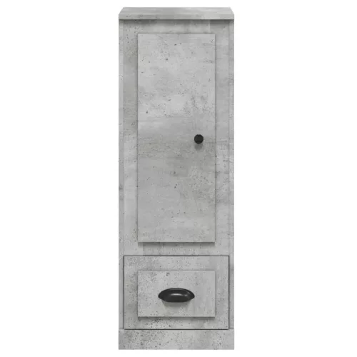  betonszürke szerelt fa magasszekrény 36x35,5x103,5 cm