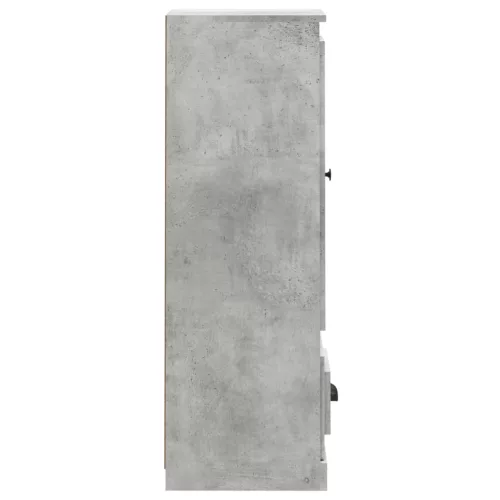  betonszürke szerelt fa magasszekrény 36x35,5x103,5 cm