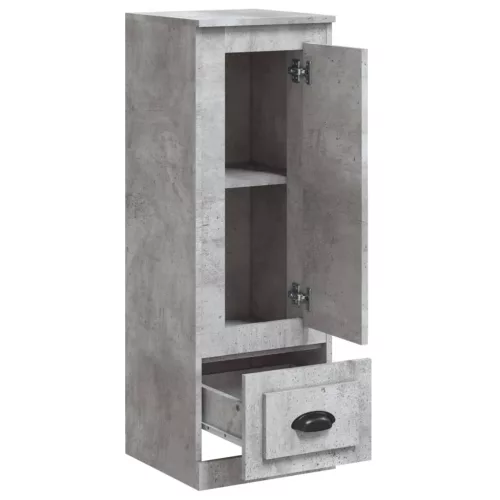  betonszürke szerelt fa magasszekrény 36x35,5x103,5 cm