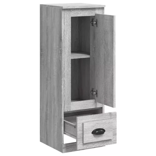  szürke sonoma szerelt fa magasszekrény 36x35,5x103,5 cm