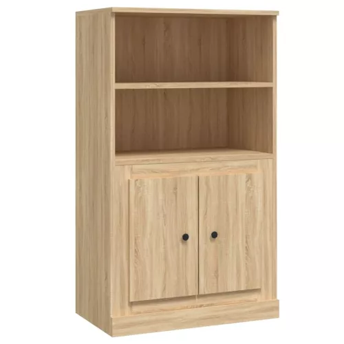  sonoma tölgy szerelt fa magasszekrény 60x35,5x103,5 cm