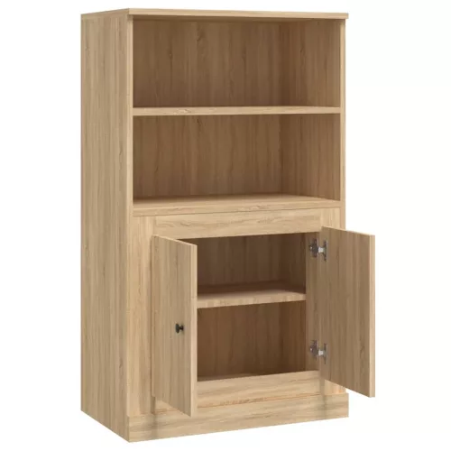 sonoma tölgy szerelt fa magasszekrény 60x35,5x103,5 cm