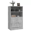  betonszürke szerelt fa magasszekrény 60x35,5x103,5 cm
