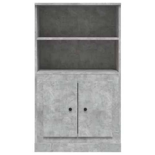  betonszürke szerelt fa magasszekrény 60x35,5x103,5 cm