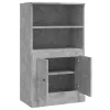  betonszürke szerelt fa magasszekrény 60x35,5x103,5 cm
