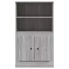  szürke sonoma szerelt fa magasszekrény 60x35,5x103,5 cm