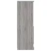  szürke sonoma szerelt fa magasszekrény 60x35,5x103,5 cm