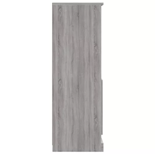 szürke sonoma szerelt fa magasszekrény 60x35,5x103,5 cm