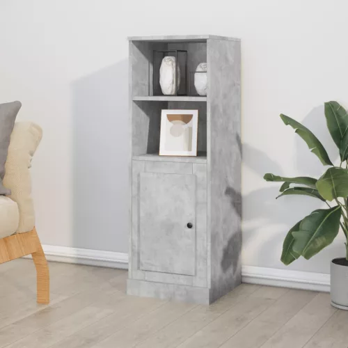 betonszürke szerelt fa magasszekrény 36x35,5x103,5 cm