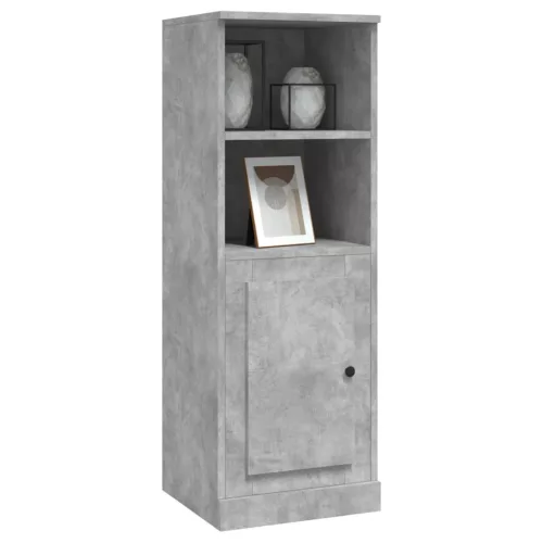  betonszürke szerelt fa magasszekrény 36x35,5x103,5 cm