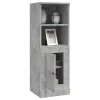  betonszürke szerelt fa magasszekrény 36x35,5x103,5 cm