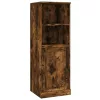  füstös tölgy színű szerelt fa magasszekrény 36x35,5x103,5 cm
