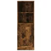  füstös tölgy színű szerelt fa magasszekrény 36x35,5x103,5 cm