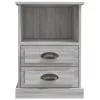 szürke sonoma színű éjjeliszekrény 43 x 36 x 60 cm