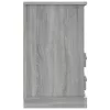  2 db szürke sonoma színű éjjeliszekrény 40 x 35 x 60 cm